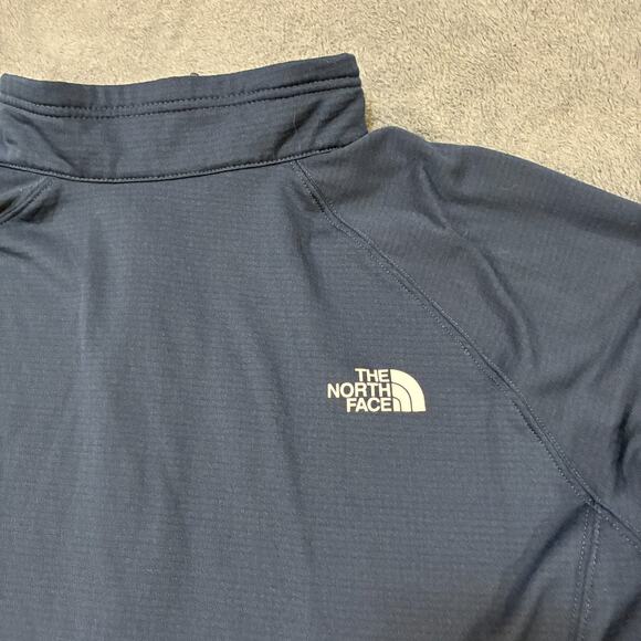 The North Face Dark Blue Outdoor Long Sleeve Half Zip Pullover Shirt Men’s Sz XL - Picture 8 of 12